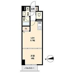 HF名駅北レジデンスWEST 1LDKの間取図画像