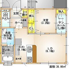 物件の間取り