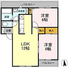 物件の間取り