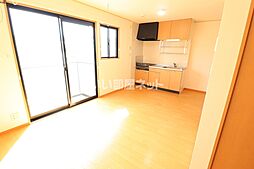 JR東北本線 郡山駅 バス10分 西ノ内循環/咲田2丁目下車 徒歩5分の賃貸アパート 2階ワンルームのリビング/ダイニング