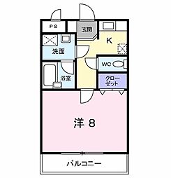 間取図画像 1K