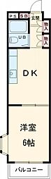サンユニ・マンション 1DKの間取図画像