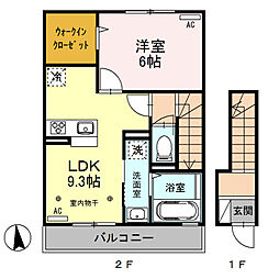 間取図画像 1LDK