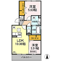 物件の間取り