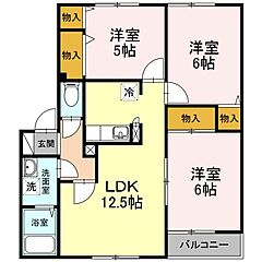 物件の間取り