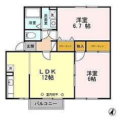 物件の間取り