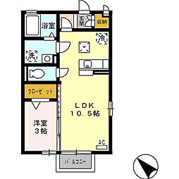 間取図画像 1LDK