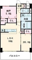 LaGrace 1SLDKの間取図画像