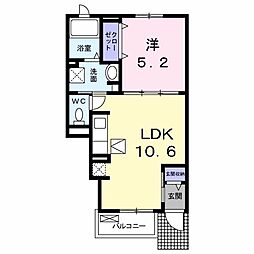 グランツセレクション1 1LDKの間取図画像