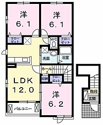 グランド・ソレイユ 3LDKの間取図画像
