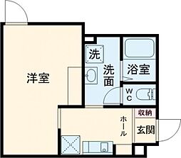 IF Airy court（アイエフエアリーコート） 3階1Kの間取り