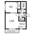 グリシーヌL.A3階6.3万円