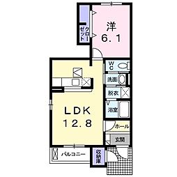 ブリーズ5 1LDKの間取図画像