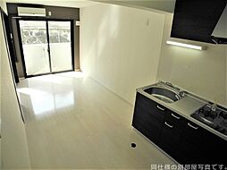 modern palazzo出雲 404 4階1LDKのリビング/ダイニング