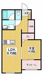 間取図画像 1LDK