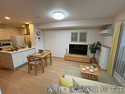 D-ROOM和歌山黒田 302 3階2LDKのリビング/ダイニング