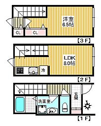 ＭＯＫ−ＴＥＲＲＡＣＥ新松戸 1階1LDKの間取り