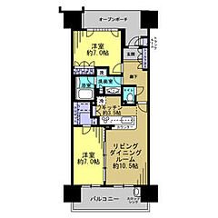 物件の間取り