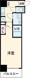 S-RESIDENCE堺市駅前 9階1Kの間取り
