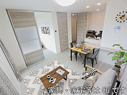 パークサイドグリーン 202 2階1LDKのリビング/ダイニング