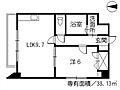 メゾンBlancheミヤガワ7階6.4万円