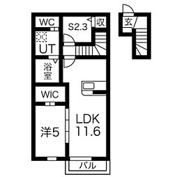 間取図画像 1SLDK