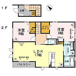 BUENAVISTA 2LDKの間取図画像