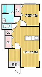 間取図画像 1LDK