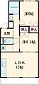 マンションアリスA3階4.6万円