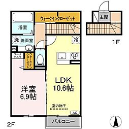 間取図画像 1LDK