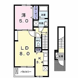 間取図画像 1LDK