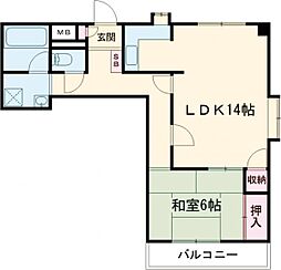 間取図画像 1LDK