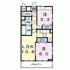 物件の間取り
