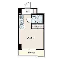 SOCIO刈谷新富町 3階ワンルームの間取り