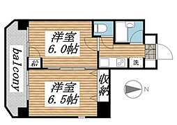 メゾン・ド・エグレット 2Kの間取図画像