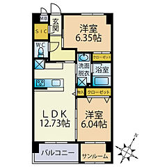 物件の間取り