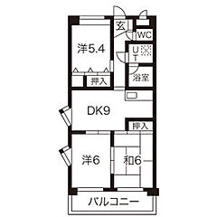 物件の間取り