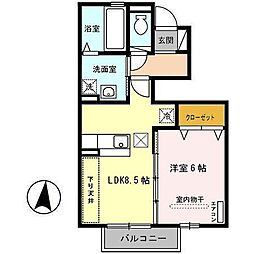 間取図画像 1LDK