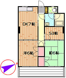 船木商事ビル 5階2SDKの間取り