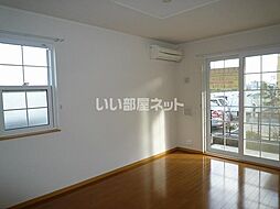 ブルックインパクトα　B 101 1階2DKのリビング/ダイニング