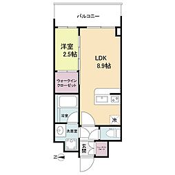 セレニテ新大阪グランデ　シュッド 11階1LDKの間取り