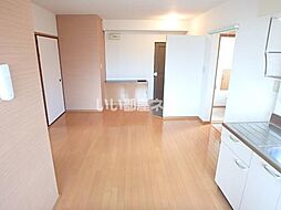 コーポかみすな 301 3階2LDKのリビング/ダイニング