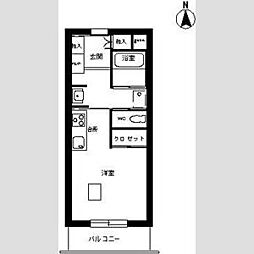 間取図画像 ワンルーム