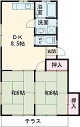 間取図画像 2DK