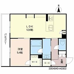 シャーメゾン　Ｂｌｏｏｍ　Ｓｔａｇｅ 3階1LDKの間取り