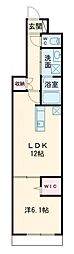 GRANDE MAISON 上ノ丸 1LDKの間取図画像