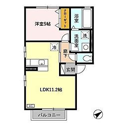 間取図画像 1LDK