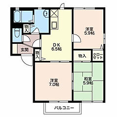 物件の間取り