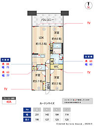 Nudgeone.照葉 3LDKの間取図画像