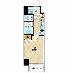 N-flats町田 1Kの間取図画像